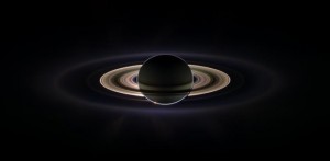 In Saturn's Shadow (Courtesy of Smithsonian's Air and Space Museum.)