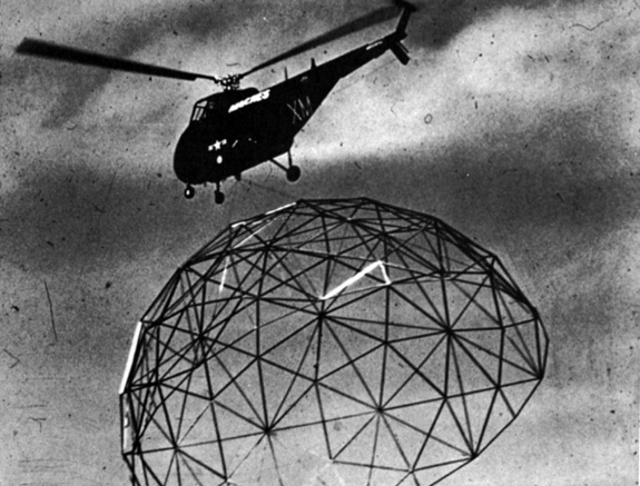 geodesic dome helicopter