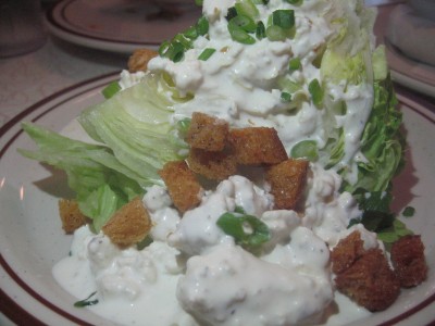 Iceberg wedge salad, courtesy Flickr user SauceSupreme.