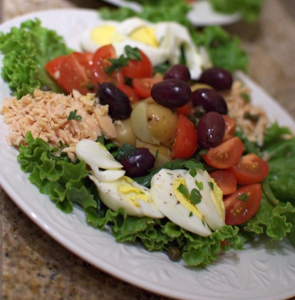 Salade nicoise from Julia Child's Recipe