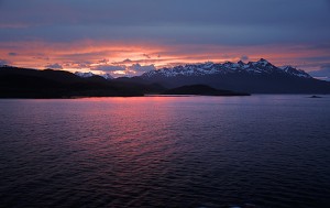 Sunset on the Beagle Channel (courtesy of flickr user Gerald5)