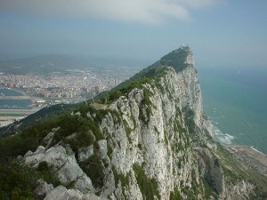 The rock of Gibraltar (courtesy of flickr user James Cridland)