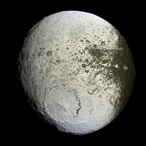 Photograph of Iapetus taken by the Cassini spacecraft. (Image credit: NASA/JPL/Space Science Institute)