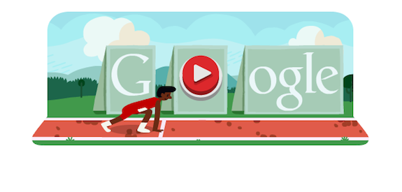 Olympic doodle google games Google's latest