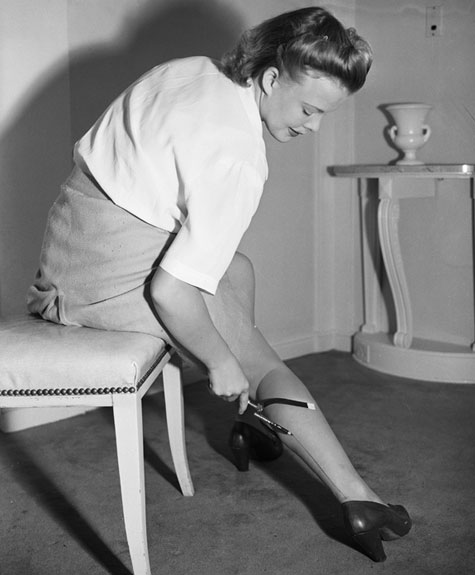 1940s silk stockings